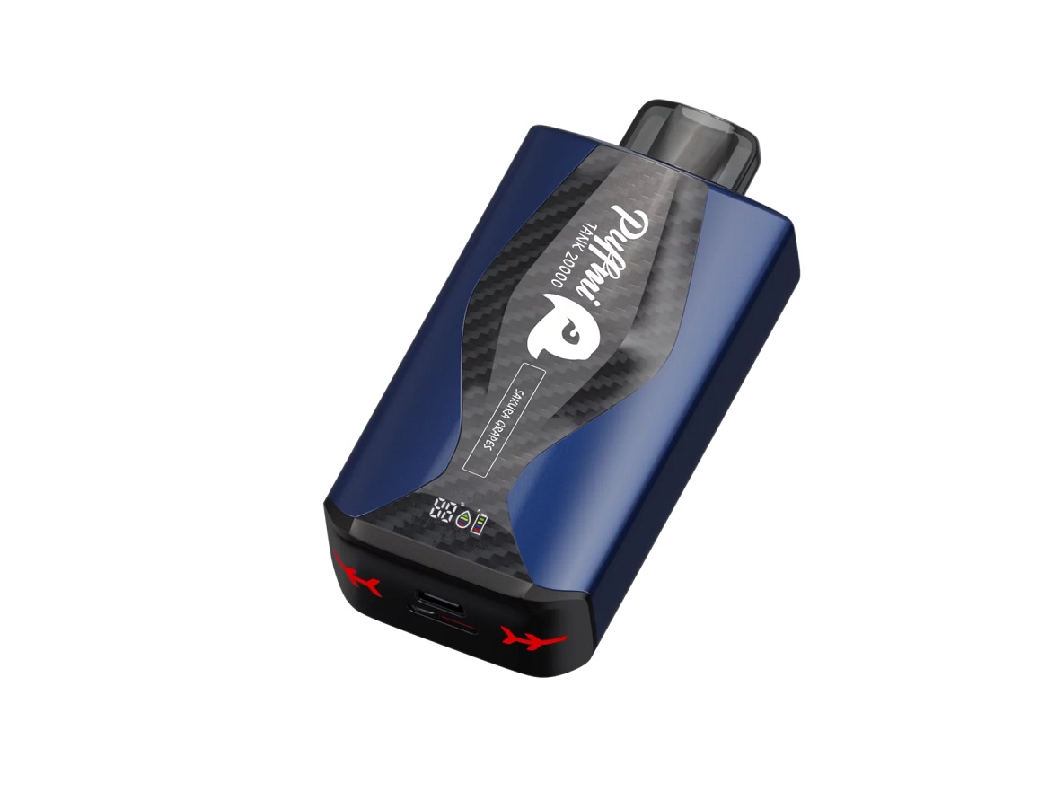 БПК Электронная Сигарета PUFFMI TANK 20000 Сакура Виноград / Sakura Grapes - МосТабак