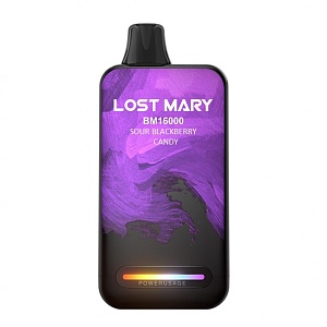 БПК Электронная Сигарета LOST MARY BM16000 Леденец Кислая Ежевика (B-018) - МосТабак